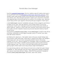 Oiya bahasa jawa (bahasa jawa: Pawarta Basa Jawa Kobongan