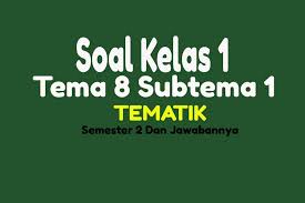Buku tema 8 yang dibahas kali ini merupakan buku tematik terpadu kurikulum 2013 edisi revisi terbaru tahun 2017. Soal Kelas 1 Tema 8 Subtema 1 Semester 2 Dan Jawabannya Nurul Hidayah