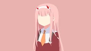 Each photo 245 pixels wide. Hd Wallpaper Minimalism Zero Two Darling In The Franxx Pink Hair Anime Wallpaper Flare