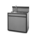 Support Forge Adour Pour Desserte Noir Et Gris Clair Mat Gris Clair Evier Gris