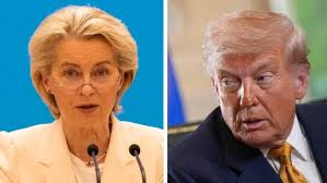 EU civil war as France slams von der Leyen's 'submission' to Trump in 'dark  day' | World | News | Express.co.uk