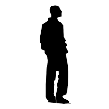 Silhouette Young Man Looking Forward Free Image From Needpix Com Silhouette man walking musing looking up. silhouette young man looking forward