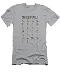 A spelling alphabet is a set of words used to stand for the letters of an alphabet in oral communication. Morse Code And The Phonetic Alphabet T Shirt For Sale By Mark Rogan