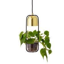 blumentopf pendelleuchte von bloomingville connox pendant lamp plant lighting flowerpot pendant