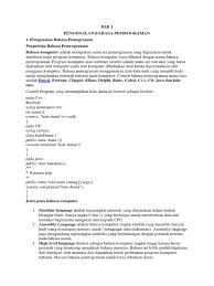 Materi pemrograman dasar kelas 10 semester 1 pdf. Rangkuman Materi Pemrograman Dasar Kls X Smtr 1 Pdf