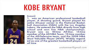 Here are the best kobe bryant quotes on being a winner. How To Pronounce Kobe Bryant Youtube