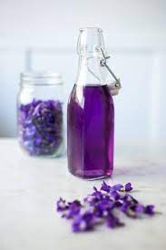 Violet Simple Syrup Feasting At Home Recipe Edible Flowers Recipes Simple Syrup Flower Food