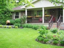 70s Ranch Exterior Traditional Landscape Traditional Landscape Ranch Exterior Garden Windows