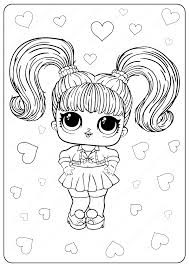 Coloring pages for kids girls lol. 50 Lol Dolls Ideas Lol Dolls Lol Unicorn Coloring Pages