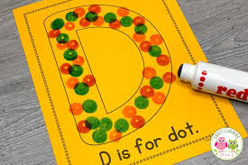 What does alahist d look like? Free List 200 Materials For Preschool Letter Activities And Collages Early Learning Ideas
