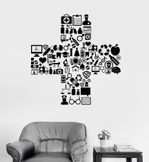 Vinyl Wall Decal Medicine Hospital Symbol Clinic Doctor Nurse Stickers 1967ig Vinyl Wall Decals Wall Decals Vinyl Wall