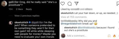 Последние твиты от dead by daylight (@deadbybhvr). Skeet Ulrich Slams Prostitute Ex Megan Blake Irwin After Split Celebritytalker Com