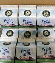 Eco yap fresh milk (uht milk) 200ml. 200ml Fresh Milk Eco Yap Fresh Milk Made In Sabah