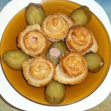 розочки из слоеного теста с яблоками рецепт с пошаговыми Rozochki Iz Sloenogo Testa S Kolbasoj Food Cooking Fruit