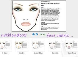 Mac Cosmetics Face Charts And Pre Launched Looks