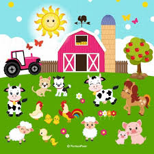 Farm Animals Clipart Farmer Girls Clipart Farm Clipart Etsy In 2020 Animal Clipart Farm Animals Farmer Girl