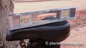 Fahrradsattel Ausrichten Wasserwaage Fahrradsattel Fahrrad Fahrrad Design