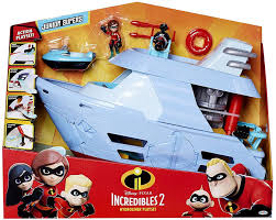 The Incredibles 2 Hydroliner (Ship) Action Playset comes with Elastigirl  Junior Super Figure - Walmart.com