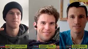In der runde der letzten acht musste sich die nummer drei der welt dem argentinier diego schwartzman nach 5:08 stunden in fünf. Tennis United Thiem Novak Schwartzman In Action Tennisnet Com