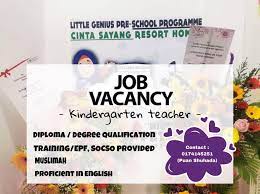 Basically to teach to read and write. Job Vacancy At Little Genius Little Genius Sungai Petani Facebook