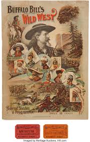 I assume that would be huncapapa lakota medicine man sitting bull, often then referred to as functioning like a general in charge of all of the warriors of the 10 or so tribes and many bands on the run when custer found the 10 mile long village in. William F Buffalo Bill Cody 1894 Wild West Show Program Lot 51006 Heritage Auctions