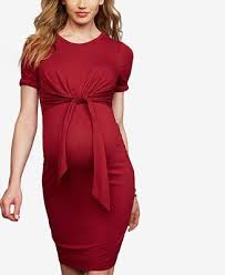 Shop A Pea In The Pod Maternity Tie Front Dress Online At Macys Com With A Stylish Silhouette And A Tie Front This Ma Tie Front Dress Dresses Shopping Outfit