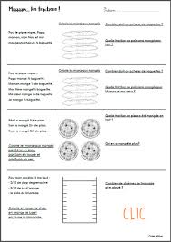 Petits Problemes Faciles De Fractions Fractions Fraction Cm1 Exercices Mathematiques
