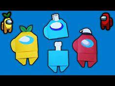 Artandcraftbestideas Origami Among Us Step By Step How To Craft Amon Origami Arts And Crafts Crafts