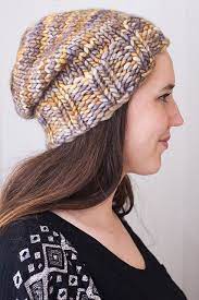 Amelia Slouch Beanie Pattern By Elisa Mclaughlin Beanie Pattern Malabrigo Rasta Knitting Patterns Free Hats