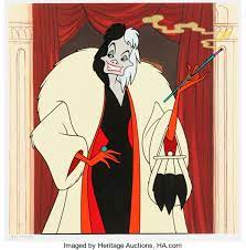 Cruella de vil, from 101 dalmations. 101 Dalmatians Hello Darling Cruella De Vil Limited Edition Lot 11122 Heritage Auctions