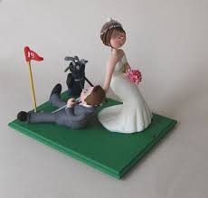 Golf Wedding Cake Topper By Maraluiza On Etsy 150 00 Funny Wedding Cakes Funny Wedding Cake Toppers Golf Wedding Cake