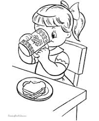 Coloring is essential to the overall development of a child. Coloring Pages Of Food