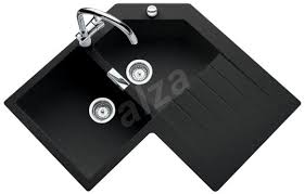 luisina evier 840.20er, black granite