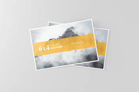 6x4 Postcard Flyer Mockup Postcard Mockup Flyer Mockup Mockup Design