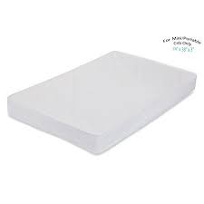 La Baby 3 Mini Portable Crib Mattress Waterproof Walmart Com Crib Mattress Pad Crib Mattress Mattress Pad