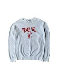 Japanese Brand × Jerzees × Streetwear Japanese Brand Frank Ohl Sweatshirts 