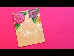Take some card making classes at your local craft store to increase your knowledge and design levels. Card Making Video Colored Stamping On Kraft Youtube By Jennifer Mcguire Fab As Usual Jennifer Mcguire Cards Card Making Videos Paper Crafts Cards