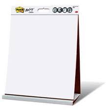 3m post it super sticky table top meeting flip chart