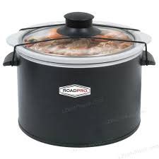 Roadpro Rpsl 350 12 Volt 1 5 Quart Slow Cooker 12volt Travel