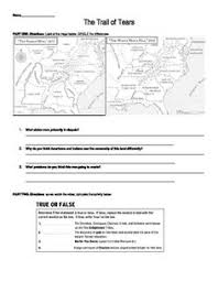Trail Of Tears Worksheet To Be Used With Brainpop Trail Of Tears Teaching Us History Social Studies Middle School