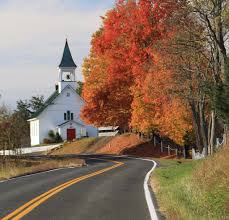All The Leaves Are Brown And The Sky Is Grey Sia There S A Church In The Valley By The Wildwood Church Steeple Old Country Churches Country Church