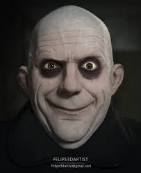 Hello everyone, here and the finished version of Uncle Fester, I have  served a lot of study in the subject of portraits, there are still things  that are missing and that I