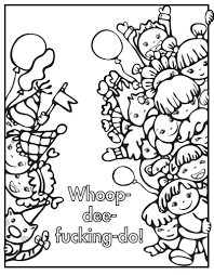Coloring pages with pdfs and jpgs for only $1.50 per page! The Swear Word Coloring Book Hannah Caner Macmillan
