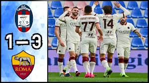 Man utd defender bailly confirms return to training. Fc Crotone 1 3 As Roma Highlights Serie A Tim Youtube