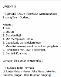 Loker palembang staff perpusatakaan sekolah tinggi ilmu administrasi (stia) satya negara. Lowongan Kerja Riau September 2020