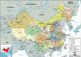China covers an area of about 9.6 million sq. China Map Physical Worldometer