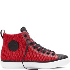 Black And Red High Tops All Star Modern Action Red High Top Red And Black Shoes Black And White Shoes Converse All Star