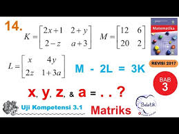  memeriksa pekerjaan siswa yang selesai langsung diperiksa. Uji Kompetensi 3 1 No 14 Kelas 11 Sma Smk Buku Paket Bse Matematika Matriks Halaman 99 Youtube