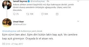 Maybe you would like to learn more about one of these? Ismail Saymaz O Tweeti Neden Sildi
