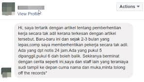 Ramai antara kita yang kehilangan pekerjaan ketika pandemik ini. Kami Rasa Teraniaya Diberhentikan Kerja Last Minit Waktu Dah Nak